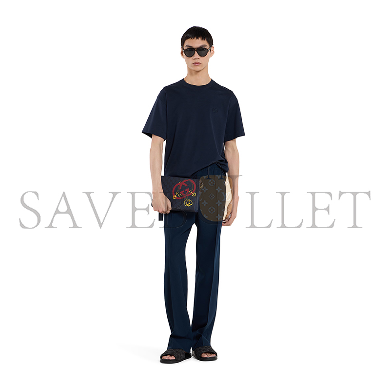 GUCCI GG MEDIUM POUCH WITH PRINT 855681 (28*18*6.5cm)